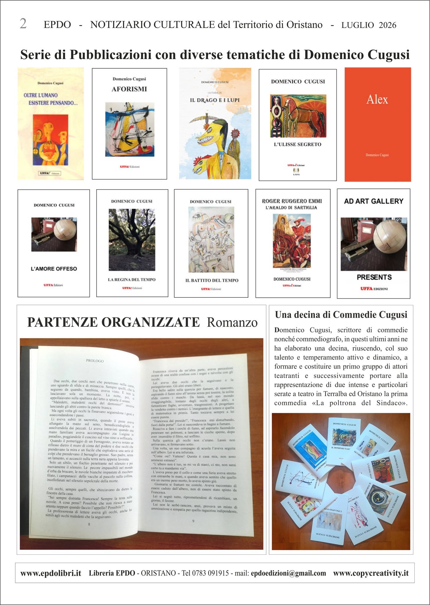 Notiziario Culturale EPDO Oristano